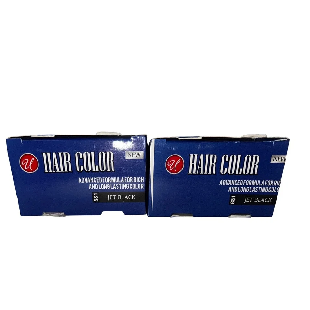Universal Hair Color Professional Quality Permanent Jet Black 881 Pack‎ of 2
